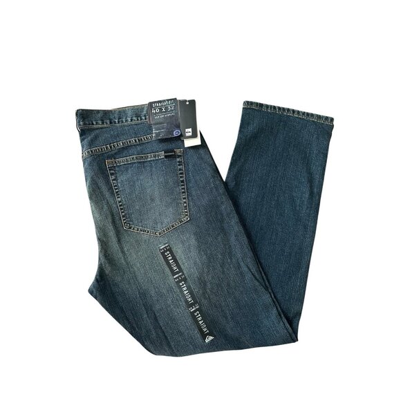 Quiksilver Men’s Jeans Revolver Straight Fit Size 40x32 New - Picture 1 of 16